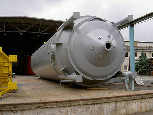 Kalkhydratvorratsbehälter/Norwegen